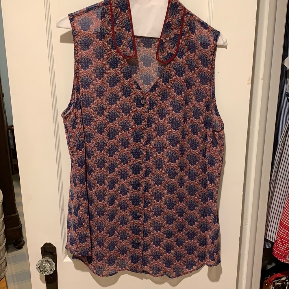 Cabi Sheer Tank Blouse